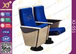 Fixed Plywood Modern Trainning Room Chairs With Single Leg Floor Mounted