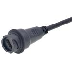 Copper Conductor AV Video Audio Cables With Aluminum Black Drain Shield 24AWG