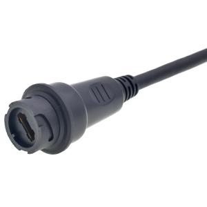 China 8-Pin Surface Mount Plastic Communication Cable Connectors Vga male To Female Cable factory