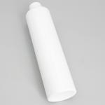 200ml Round Plastic Lotion Bottle White Clear Flip Cap