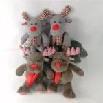 Soft Christmas Deer Toys Comfortable PP Cotton Filling Cuddly Animal Toy