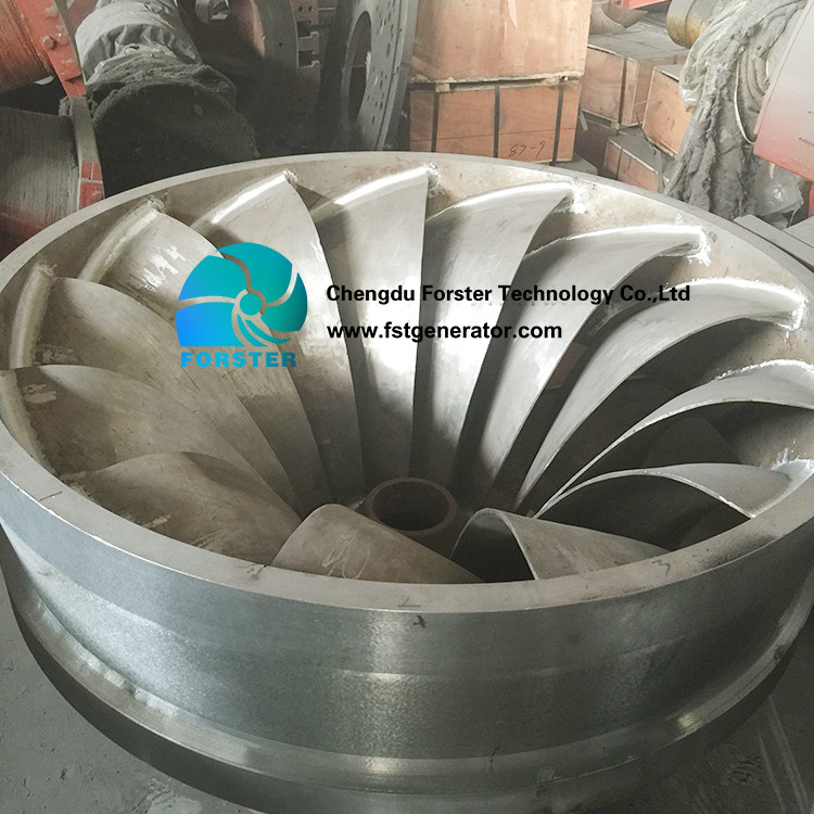 Customize 630Kw Francis Turbine Generator Stable In Operation 48-152m Design Head