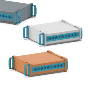 China Diy Sheet Metal Cabinet Manufacturers IP65 RL7035 Electrical Sheet Steel Enclosure factory
