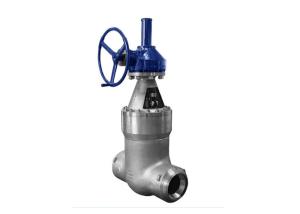China Gear Operated Pressure Seal Gate Valve Class 1500-2500 For Power Station factory