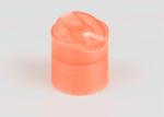PP Plastic 20 410 Caps , Wood Color Squeeze Bottle Lids Screw On Type