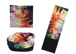 China Soft Light Weight Polar Fleece , Digital Printing Neck Warmer Modern Style factory