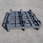 Industrial Folding Steel Storage Cage Stackable Wire Mesh Pallet Cage 200kg