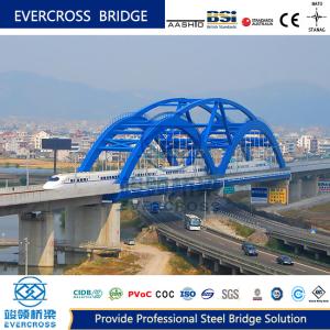 China Permanent Assembly Steel Modern Arch Bridge Large Span Big Loading Capacity factory
