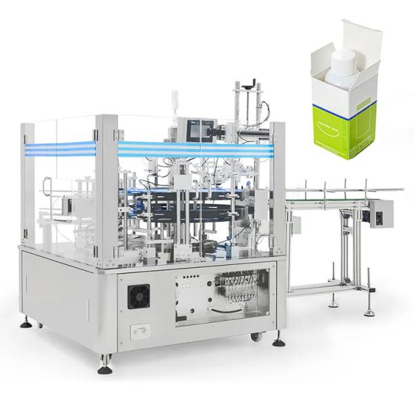 Versatile 4KW Motor Vertical Cartoning Machine With 25-55 Cartons/min Packing