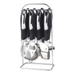 Food Grade Stainless Steel Kitchen Utensils Set with Rainbow Gadgets and Pizza