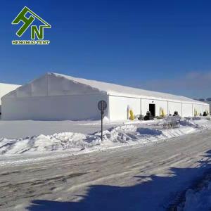 China SGS 15x30m Large Arena Side Wall Tents PVC Canvas For Horse Riding factory