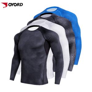 China Plus Size Custom Rash Guard Long Sleeve Anti Bacterial Breathable Cloth Material factory