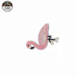 Popular DIY Flamingo Iron On Patch , Pink Flamingo Patches Sequin Material