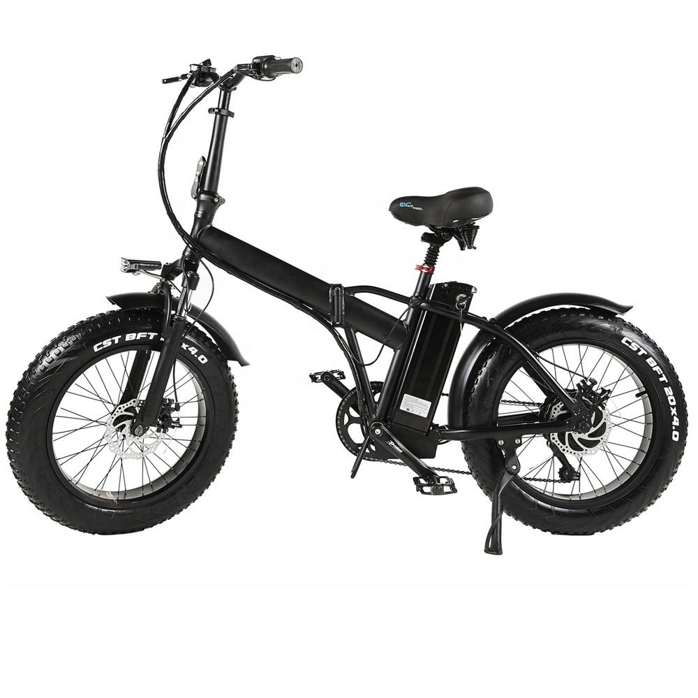 Electric City Bike Electric Folding Bike 20 Inch Fat Tire Ebike 7 Speed 48V 500W Electric Bike For Adults