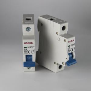 China VK007 Miniature Circuit Breaker 10K Electrical Life IEC/EN 60947-2 Certified MCB Professional Quality Circuit Breakers factory