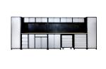Stainless Steel Handles Garage Storage Cabinet System for Organized Tool Storage