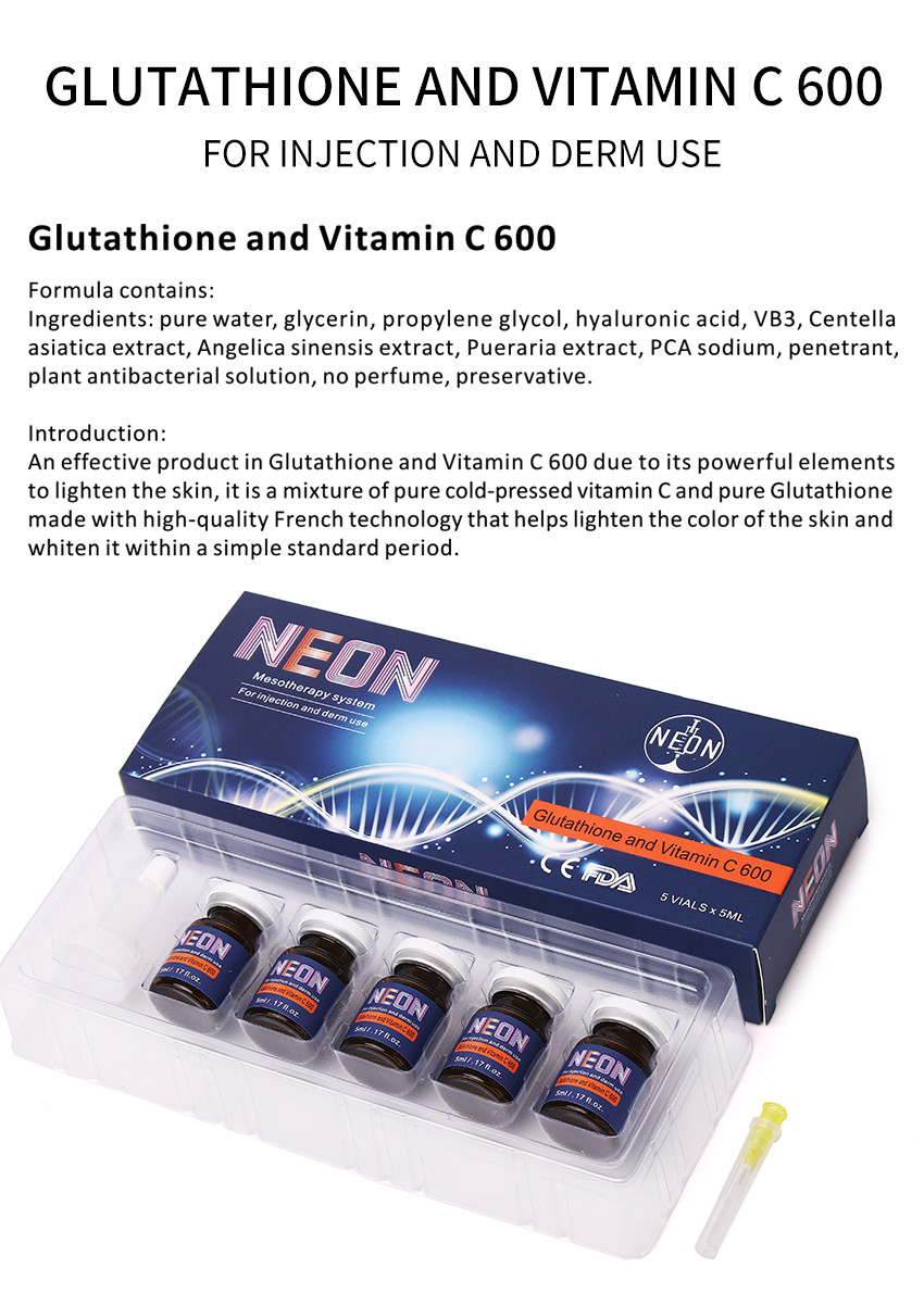 skin Vitamin C Whitening Serum NEON Mesotherapy Glutathione