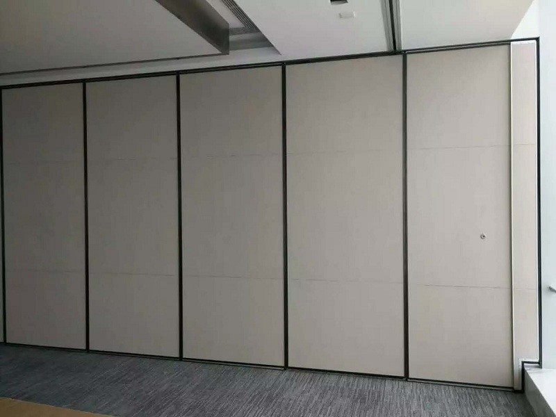 Aluminum Frame Mobile Sliding Office Partition Walls For Function Room