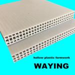 Waterproof Plastic Template Wall 15mm Hollow Plastic Formwork