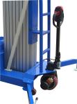 12 Meters Double Mast Mobile Aluminum Aerial Work Platform with 200Kg Loading