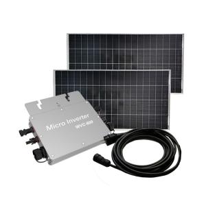 China Wifi Silver WVC 600 Micro Inverter 700W Solar Panel Micro Inverter factory