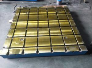 China Measuring Surface Cast Iron Bed Plates Grade 2 With T Slot factory