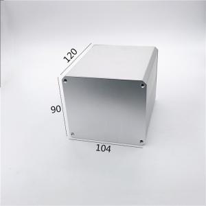 China 104*90*120mm Sandblasting Aluminum Square Tubing Extruded Enclosures For Electronics factory