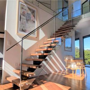 Customizable Frameless Glass Railing System with 8-12mm Tempered Glass and 0.8m