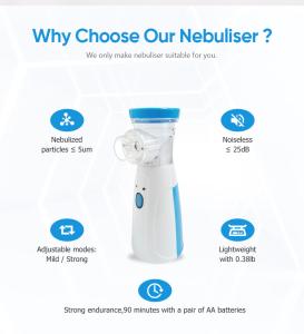 China New Arrival Technology Mini Nebulizer Machine Medical Baby Inhaler Nasal Compressor Nebulizer For Children factory