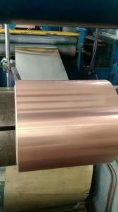 China Red Copper Coated Aluminum Coil , Composite Roll Customized Size High Stability factory