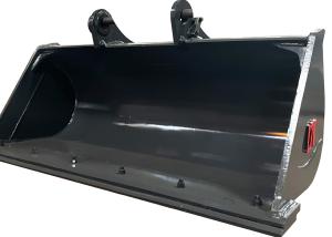 China Strength Yellow / Black Excavator Ditching Bucket 0.1-4 Cbm Capacity For Tough Jobs factory