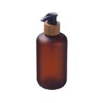 8oz Frosted Amber 250ml Cosmetic PET Bottle UV Protection Airless Jars Cosmetic