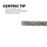 Carbide Centric Single Tip Masonry Drill Bit 4 Flutes SDS Plus Hammer Drill Bit
