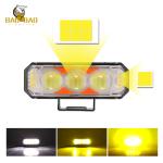 Rectangle Style Yellow Blue Red White High Brightness Motoecycle Spotlight