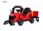 Children's engineering car toy car. cleaning trolley trash can/Cleaning plate