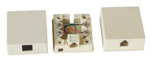 China RJ11 Modular Single Port Surface Mount Box factory