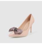 ZM023 96289-33 Korean Style Single Shoes Women New Women'S Shoes Bowknot Pointed