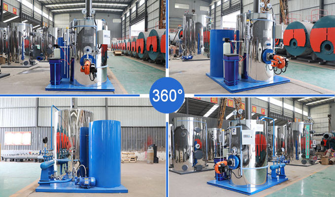 1ton 70hp 1000KG/H Small Gas LPG Oil Diesel Fired Package Steam Boiler For Sale