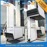 Hydraulic Vertical Wheelchair Platform Lift / Aluminum Alloy Patient Lifting