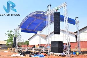 China Press Conferences / Studio Truss , Movable 0.5m - 3m Aluminium Lighting Truss factory