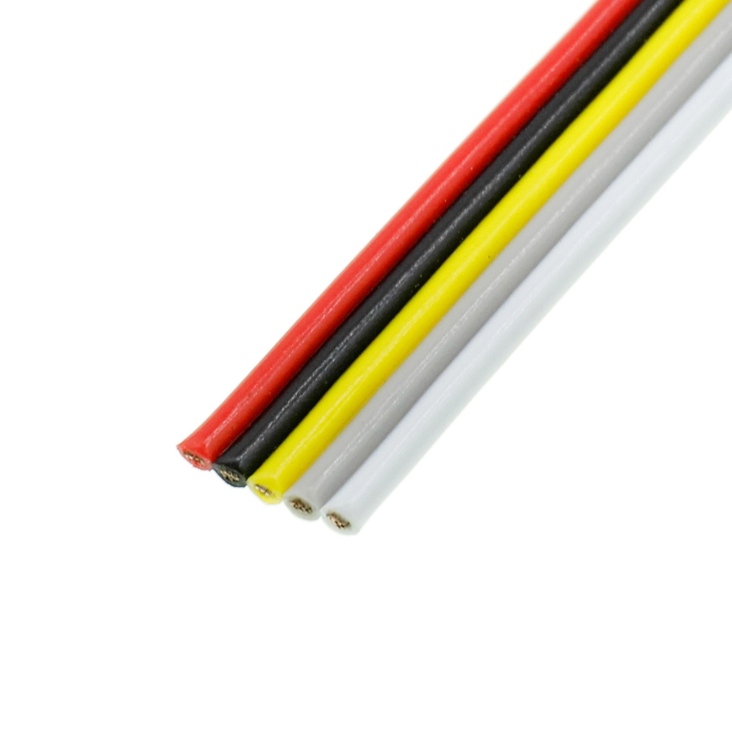 China Flexible 50N TPU Customized Wire Cable With Copper Conductor factory