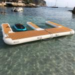 Durable Water Toys Inflatable Jet Ski Floating Dock Pontoon For Yacht