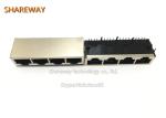 Low Profile Rj45 Modular Jack 10/100/1000Base-T Single Port L829-1J1t-43