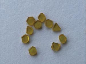 China SCD-WD Synthetic HPHT Diamond , Single Crystalline Diamond For Wire Drawing Dies factory