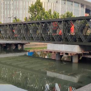 China GB Q345B Temporary Steel Bridge / Emergency Metal Pedestrian Bridge on sale