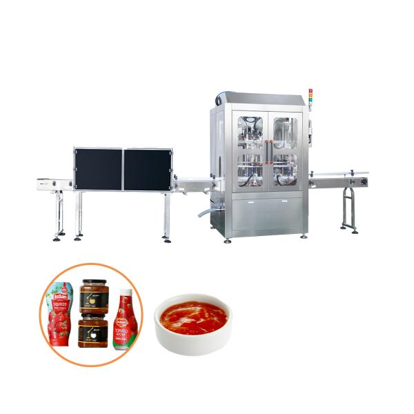 Automatic Tomato Ketchup Filling Machine Sauce Filler Machine With Capacity