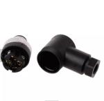 IP67 4 5 8 Pin Male Female Straight Right Angle AISG Connector Threaded Coupling