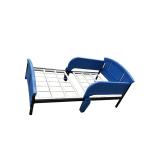 Home Office Custom Colorful Kids Furniture Car Shape Plastic Children Bed for
