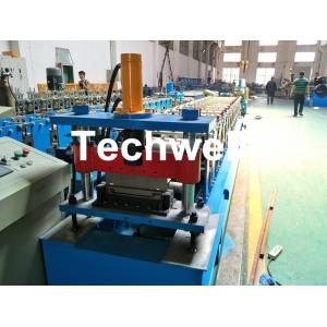 China Aluminium , PPGI Standing Seam Cold Roll Forming Machine With Hydraulic Cutting Type on sale