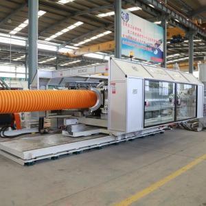 China Automatic Plastic Corrugated Pipe Production Line PVC Water Pipe Making Machine factory